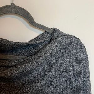 Free people gray ribbed sweater medium